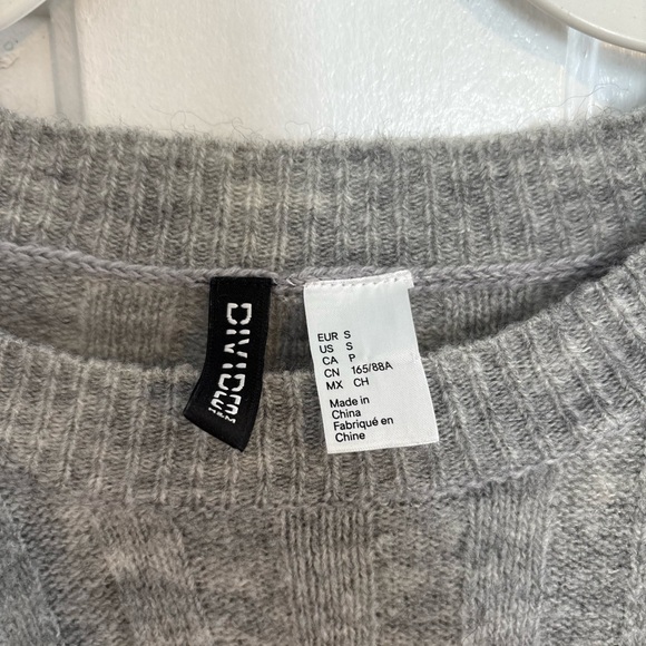 Divided Light Gray Knit Top - Picture 2 of 6